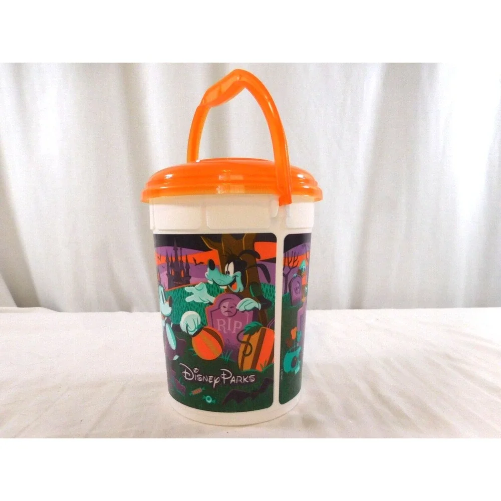Disney Parks Popcorn Bucket Souvenir Oogie Boogie Halloween Mickey